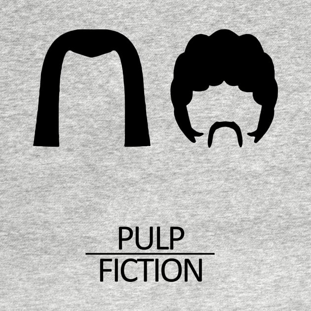 Pulp Fiction Haircuts Movie Silhouette by Rebus28